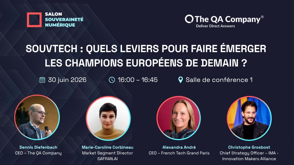 The QA Company at the Salon Souveraineté Numérique — Paris, June 30 & July 1