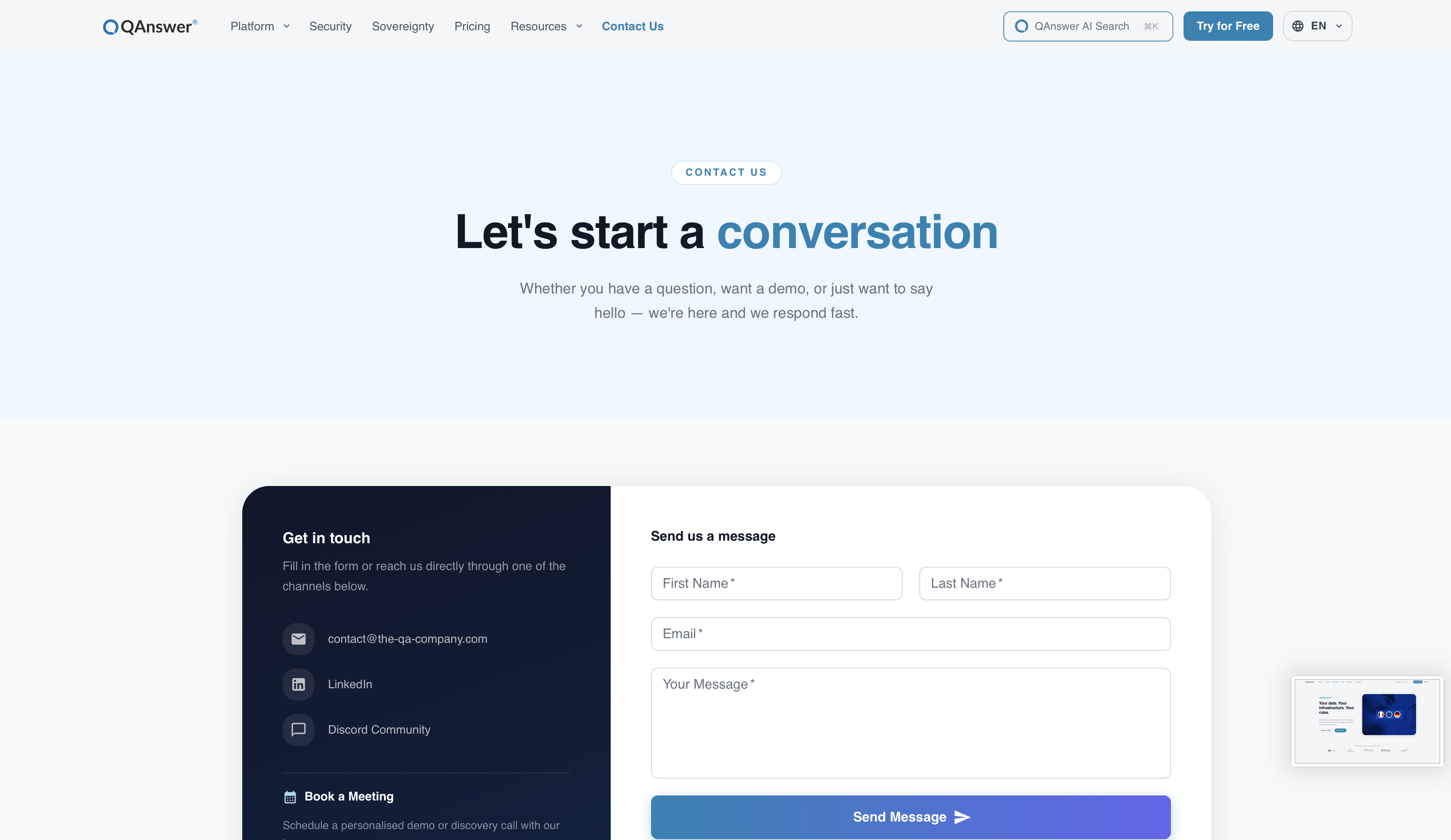 New custom inner page