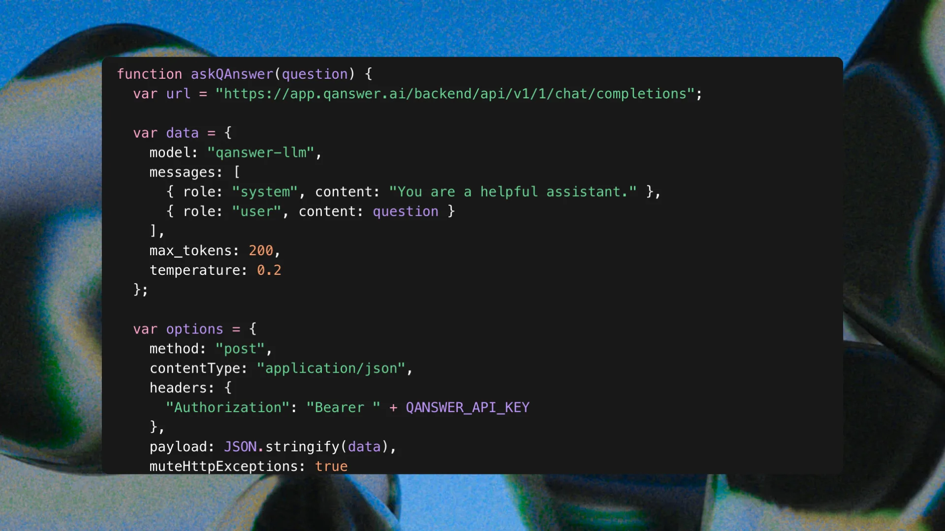 QAnswer API